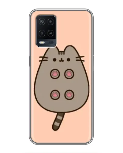 Чохол для OPPO A54 з картинкою «Пушин пузиком догори»
