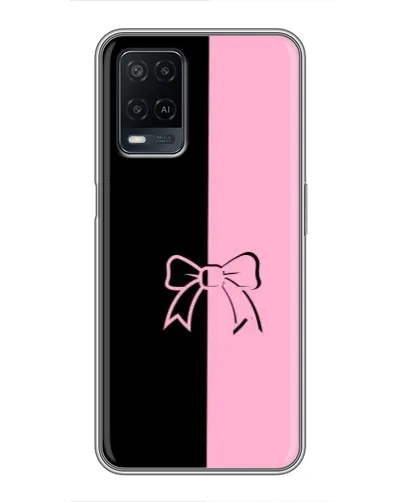 Чехол для OPPO A54 с картинкой «Половинки банта» Чехол для OPPO A54 с картинкой «Половинки банта»