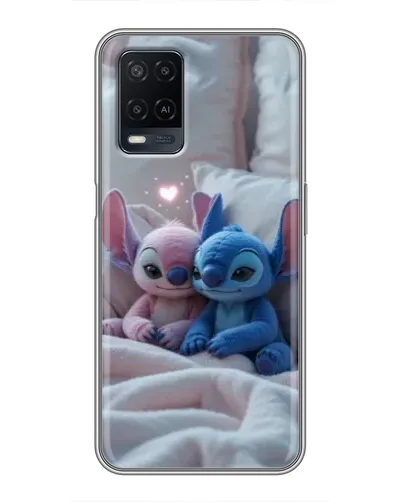 Чехол для OPPO A54 с картинкой «Плюшевые Стич Ангел» Чехол для OPPO A54 с картинкой «Плюшевые Стич Ангел»