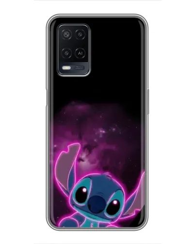 Чехол для OPPO A54 с картинкой «Неоновый Stitch» Чехол для OPPO A54 с картинкой «Неоновый Stitch»