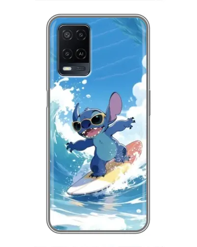 Чехол для OPPO A54 с картинкой «Стич на волне» Чехол для OPPO A54 с картинкой «Стич на волне»