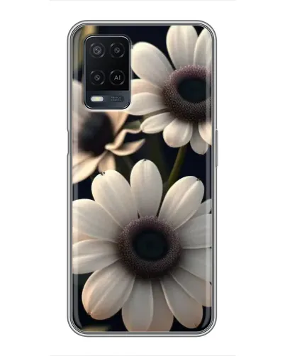 Чехол для OPPO A54 с картинкой «Белые маргаритки макро» Чехол для OPPO A54 с картинкой «Белые маргаритки макро»