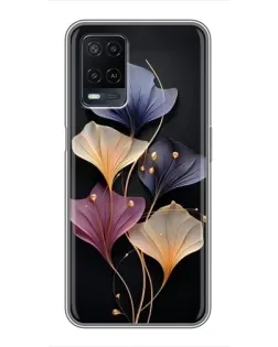 Чехол для OPPO A54 с картинкой «Лиловые цветы грации» Чехол для OPPO A54 с картинкой «Лиловые цветы грации»