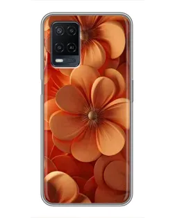 Чехол для OPPO A54 с картинкой «Оранжевый макро цветок» Чехол для OPPO A54 с картинкой «Оранжевый макро цветок»