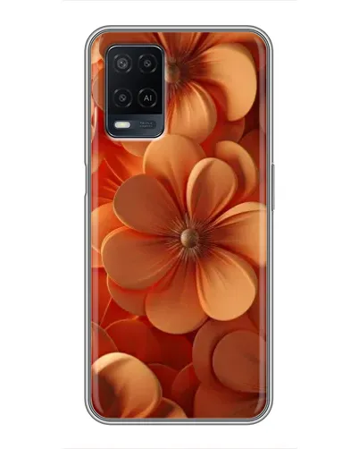 Чехол для OPPO A54 с картинкой «Оранжевый макро цветок» Чехол для OPPO A54 с картинкой «Оранжевый макро цветок»