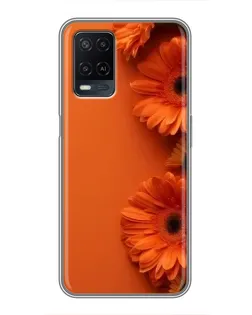 Чехол для OPPO A54 с картинкой «Оранжевые герберы» Чехол для OPPO A54 с картинкой «Оранжевые герберы»