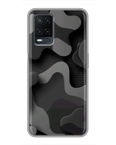 Чехол для OPPO A54 с картинкой «Темный абстрактный камуфляж» Чехол для OPPO A54 с картинкой «Темный абстрактный камуфляж»