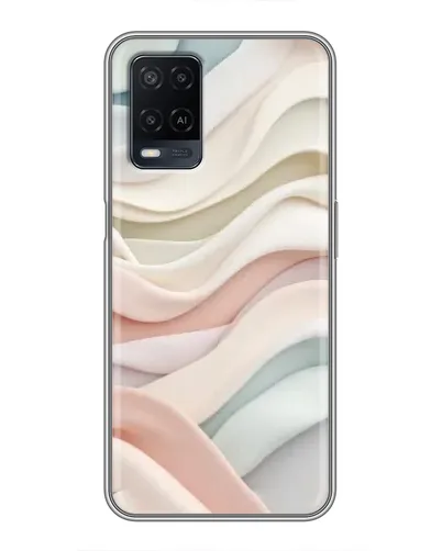 Чехол для OPPO A54 с картинкой «Пастельные нежные волны» Чехол для OPPO A54 с картинкой «Пастельные нежные волны»