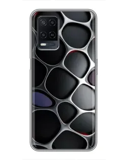 Чехол для OPPO A54 с картинкой «Объемная темная решетка» Чехол для OPPO A54 с картинкой «Объемная темная решетка»