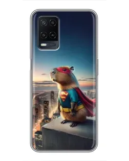 Чохол для OPPO A54 з картинкою «Капі-мен супергерой»