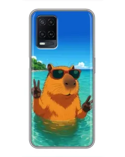 Чохол для OPPO A54 з картинкою «Морська капібара»