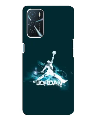 Чехол для OPPO A54s с картинкой «Jordan Blue Fire» Чехол для OPPO A54s с картинкой «Jordan Blue Fire»