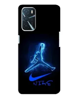 Чохол для OPPO A54s з картинкою «Jordan Neon Blue» Чохол для OPPO A54s з картинкою «Jordan Neon Blue»
