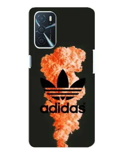 Чехол для OPPO A54s с картинкой «Оранжевый дым Adidas» Чехол для OPPO A54s с картинкой «Оранжевый дым Adidas»