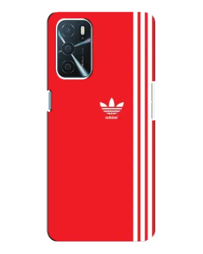 Чехол для OPPO A54s с картинкой «Красный минимализм Adidas» Чехол для OPPO A54s с картинкой «Красный минимализм Adidas»