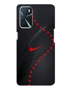 Чехол для OPPO A54s с картинкой «Абстрактный дизайн Nike»