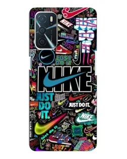 Чехол для OPPO A54s с картинкой «Яркий коллаж Nike» Чехол для OPPO A54s с картинкой «Яркий коллаж Nike»