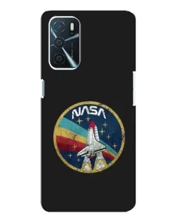 Чехол для OPPO A54s с картинкой «NASA — эмблема миссии»