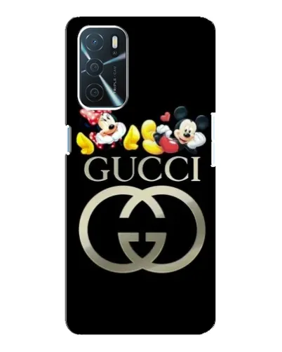 Чехол для OPPO A54s с картинкой «Gucci — герои Disney»