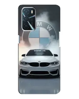 Чохол для OPPO A54s з картинкою «BMW в білому диму» Чохол для OPPO A54s з картинкою «BMW в білому диму»