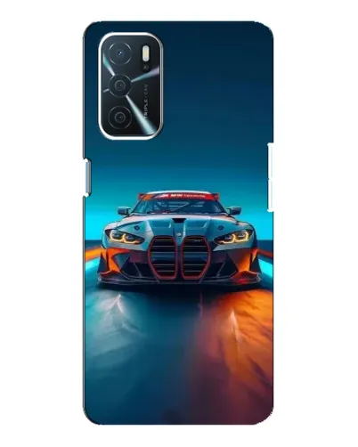 Чехол для OPPO A54s с картинкой «BMW — огни неона» Чехол для OPPO A54s с картинкой «BMW — огни неона»