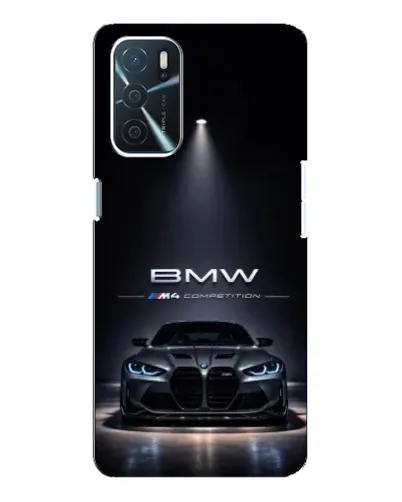 Чехол для OPPO A54s с картинкой «BMW сквозь ночной город» Чехол для OPPO A54s с картинкой «BMW сквозь ночной город»