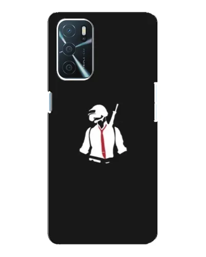 Чехол для OPPO A54s с картинкой «PUBG — силуэт воина» Чехол для OPPO A54s с картинкой «PUBG — силуэт воина»