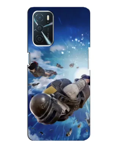 Чехол для OPPO A54s с картинкой «Десант PUBG — прыжок» Чехол для OPPO A54s с картинкой «Десант PUBG — прыжок»