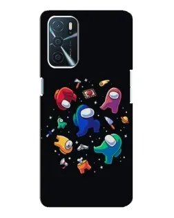 Чохол для OPPO A54s з картинкою «Among Us космос»