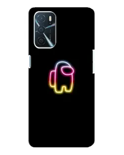 Чохол для OPPO A54s з картинкою «Among Us градієнт»