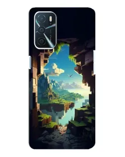 Чохол для OPPO A54s з картинкою «Вид з печери»