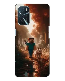 Чохол для OPPO A54s з картинкою «Стів у лісі»