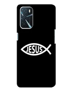 Чехол для OPPO A54s с картинкой «Классический Jesus»