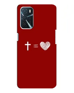 Чехол для OPPO A54s с картинкой «Уравнение любви» Чехол для OPPO A54s с картинкой «Уравнение любви»