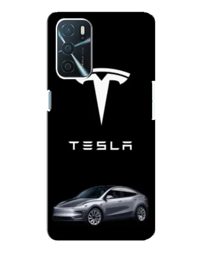 Чехол для OPPO A54s с картинкой «Tesla Model Y»
