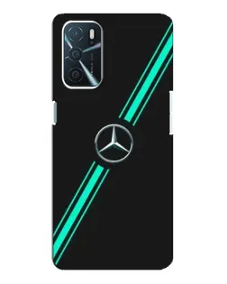 Чехол для OPPO A54s с картинкой «Спортивные линии Mercedes» Чехол для OPPO A54s с картинкой «Спортивные линии Mercedes»
