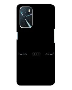 Чехол для OPPO A54s с картинкой «Audi — световой подпись» Чехол для OPPO A54s с картинкой «Audi — световой подпись»