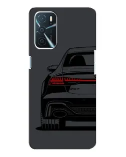 Чехол для OPPO A54s с картинкой «Задняя часть Audi — арт»
