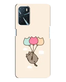 Чохол для OPPO A54s з картинкою «Пушин на кульках»