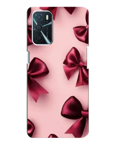 Чохол для OPPO A54s з картинкою «Бордовий атлас»