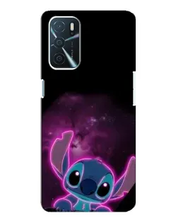 Чехол для OPPO A54s с картинкой «Неоновый Stitch» Чехол для OPPO A54s с картинкой «Неоновый Stitch»