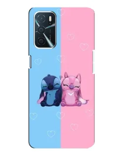 Чехол для OPPO A54s с картинкой «Stitch и Angel Love» Чехол для OPPO A54s с картинкой «Stitch и Angel Love»