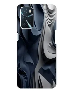 Чохол для OPPO A54s з картинкою «Об'ємні сині складки» Чохол для OPPO A54s з картинкою «Об'ємні сині складки»