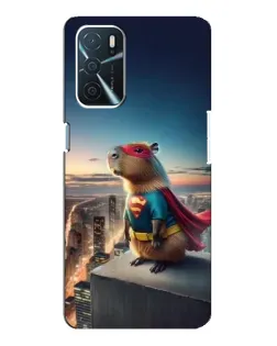 Чохол для OPPO A54s з картинкою «Капі-мен супергерой»