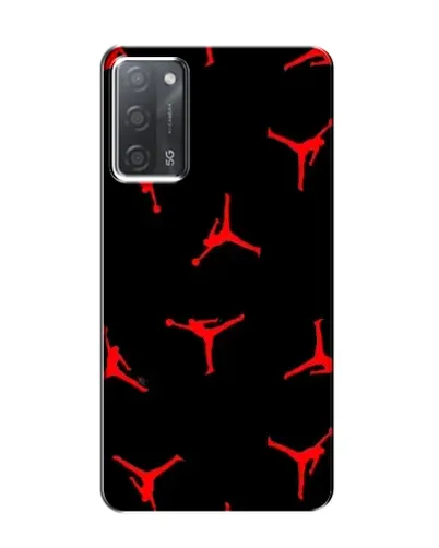 Чохол для OPPO A55 з картинкою «Jordan Red Pattern» Чохол для OPPO A55 з картинкою «Jordan Red Pattern»