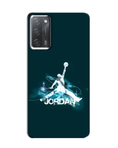 Чохол для OPPO A55 з картинкою «Jordan Blue Fire» Чохол для OPPO A55 з картинкою «Jordan Blue Fire»