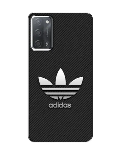 Чохол для OPPO A55 з картинкою «Adidas Карбонова текстура»