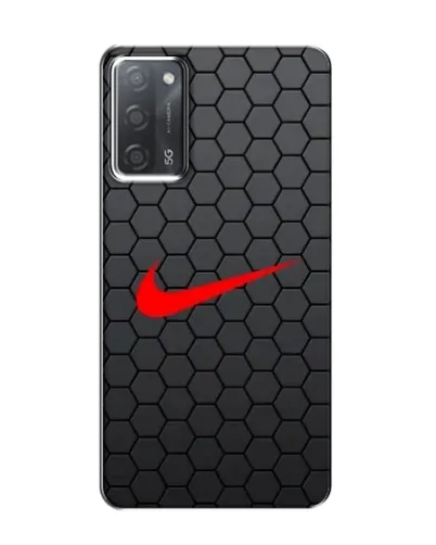 Чохол для OPPO A55 з картинкою «Nike — карбонова сітка»