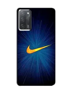 Чохол для OPPO A55 з картинкою «Синій пульс Nike»