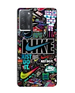 Чохол для OPPO A55 з картинкою «Яскравий колаж Nike»